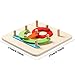 Lewo Wooden Letter Number Sorter Puzzle Preschool Activities Educational Toys for Kids