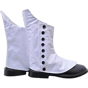 Scottish Kilt Spats for Ghillie Brogues — Highland Piper & Drummer Kilt Spats for Pipe Bands - Gaiters with Elastic Strap