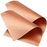 QMinus BBQ Mat Copper Grill Mat Set Of 2 - Non-stick BBQ Grill & Baking Mats - FDA Approved, PFOA Free, Reusable And Easy To Clean - Works On Gas, Charcoal, Electric Grills - 15.75 X 13 Inches