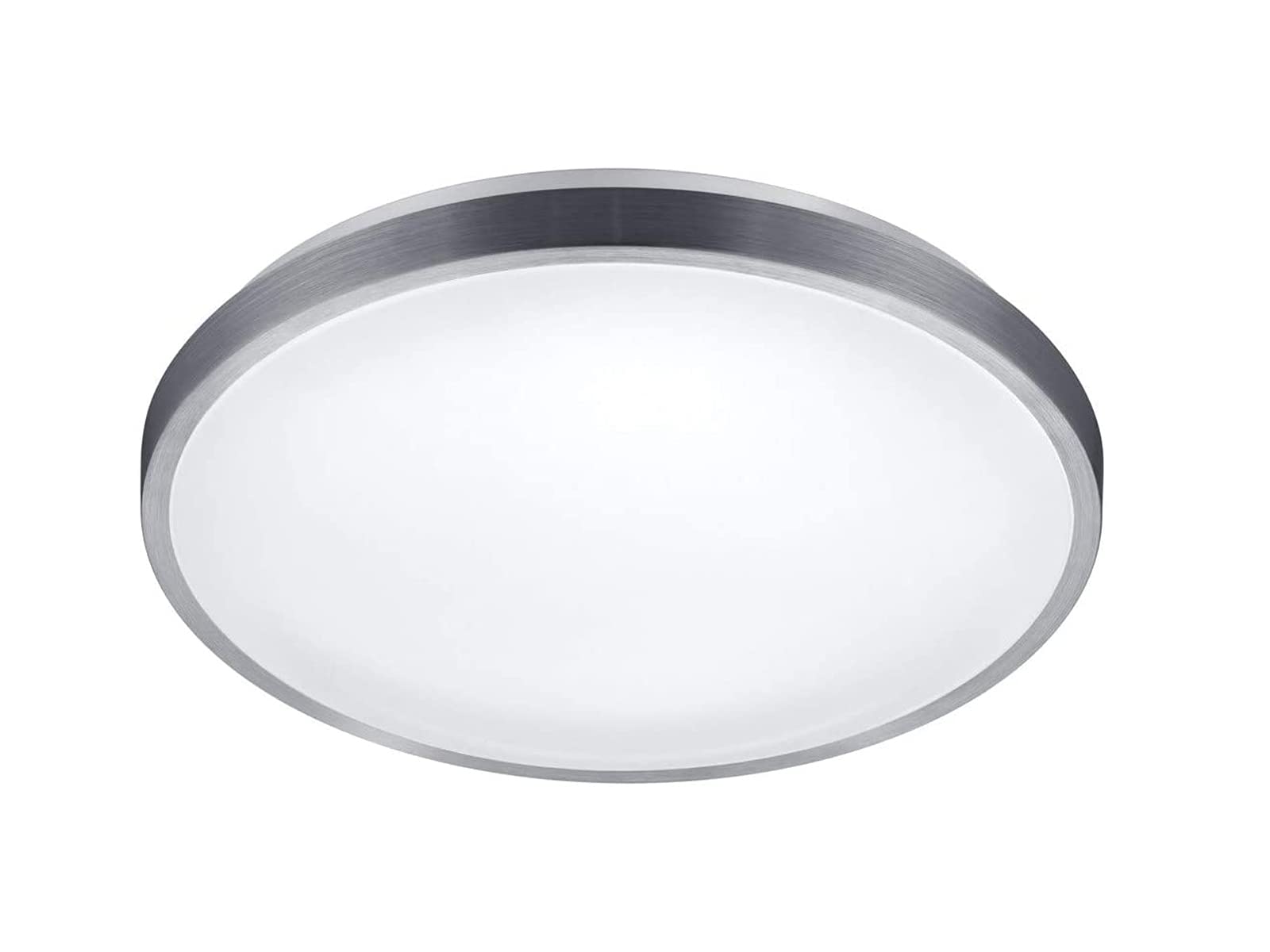 Reality Leuchten Izar R67821101 LED Ceiling Light Aluminium Acrylic White 20 Watt Motion Sensor Twilight Sensor