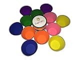 Master Baker Professional Baking Cups 12 Count Non Stick Reusable Silicone Design Innovative Bake Ware Design