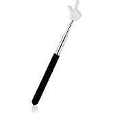 DIVINA VITAE Telescopic Teacher Pointer Extendable Pointer Stick for Classroom Retractable Hand Pointer Finger Pointer Stick Mini Classroom Pointer for Elementary School Kindergarten Teacher(Black)
