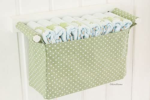 wall mounted diaper storage