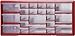 Stack-On DSR-22 22 Bin Plastic Drawer Parts Storage Organizer Cabinet, Red