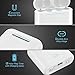 True Wireless Earbuds ICEtek Bluetooth In-Ear Earphones with Built-In Mic & Charging Case for iPhone Android Phones Devices White Stylish Sweat Proof for Sports TWS Headphones