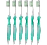 Sofresh Flossing Toothbrush - Adult Size | Your Choice of Color | (6, Teal)