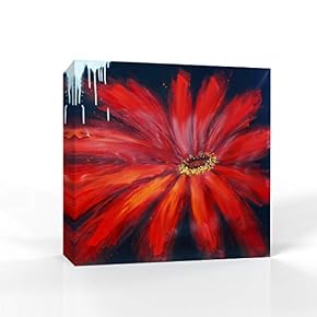 Elegant Red Flowers Pictures Home Wall for Bedroom...