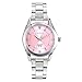 Women Quartz Watches Casual Fashion Waterproof Watches Diamond Rhinestone Luminous Wrist Watch - Pink