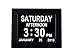 Jaihonda Large Number Digital Clocks for Seniors, 8 Alarms Clock with Day and Date for Elderly,Calendar Dementia Clock with Auto Dimming & Battery Backup for Impaired Vision (8