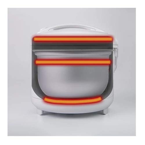 Zojirushi NS-RPC10KTWA Automatic Rice Cooker & Warmer, 5.5-Cup, White