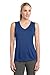 SPORT-TEK Women's Sleeveless PosiCharge Competitor V Neck Tee L True Royal