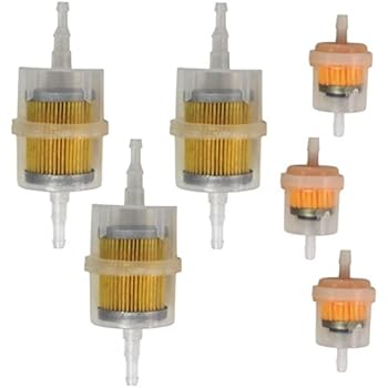 Amazon.com: Harrier Universal In-Line Fuel Filters for ... fram fuel filters small engine 