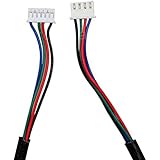 100cm 4-wire Motor Connector Cable For 3D Printer Stepper Motor NEMA17 Shaft For 5mm CNC Makerbot Pack of 10