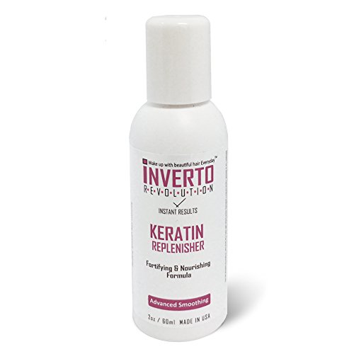 Inverto Instant Results Daily Keratin Replenisher Nourishing Complex of Argan Oil and Amino Acids Smooth Soft Frizz Free Shiny Hair Travel size 2oz