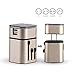 MOCREOTravel Plug Adapter, Detachable International Travel Charger Adapter World Plug Adapter Built-in 3.2 A Dual USB Ports - Universal AC Socket (Champagne)