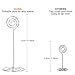 10 Pieces 8.6 inch Tall Place Card Holders Table Number Stand Table Card Holders Table Picture Holder Wire Photo Holder Menu Memo Clips (Silver) …