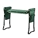 Wuudi Folding Garden Kneeler Seat Bench with Two Tool Pouches and Kneeling Pads Used in Gardening Work