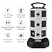 Power Strip Tower - EVAIKON Extension Cord with 10 Outlet 4 USB Ports 3000W/13A Surge Protector Electric Charging Station +6.5FT Wire Extension Universal Socket for Home/Office