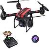 SANROCK 1080P HD Camera Drones for Adults And Kids, X105W RC Quadcopter for Beginners, Wifi Live Video Cam, App Control…