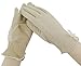 Women Dots Sun Uv Protection Outdoor Cotton Driving Gloves,Camel