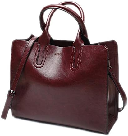 Leather Handbags Big Women Bag Casual Female Bags Trunk Tote