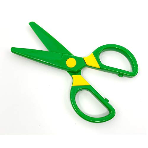 JIALEEY Plastic ChildSafe Scissor Set, Toddlers Training Scissors, Pre