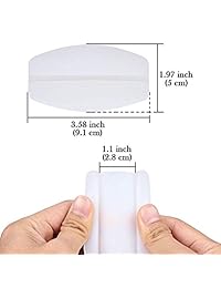 6 pares de almohadillas de silicona para sujetador con correa antideslizante para hombros (2 negros, 2 transparentes, 2 beiges).