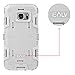 E LV Galaxy S7 Case Hybrid Defender Rugged Shockproof Dirtproof Case Cover for Samsung Galaxy S7 - [Mint/Grey]