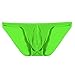 Avidlove Men Underwear Breathable Ice Silk Triangle Underpants Solid Boxer Briefs 3 Pack