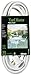 Yard Master Woods 992222 Outdoor Extension Cord, SJTW Rated Weatherproof, Flexible Jacket, Reinforced Blades, Prefect for Decorative Lighting, UL Listed, Medium Duty, 20-Foot, 13 Amp, White