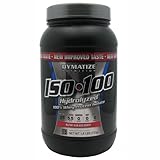   Dymatize ISO 100 Hydrolyzed Whey Protein Powder Isolate, Gourmet Vanilla, 1.6 Pound  