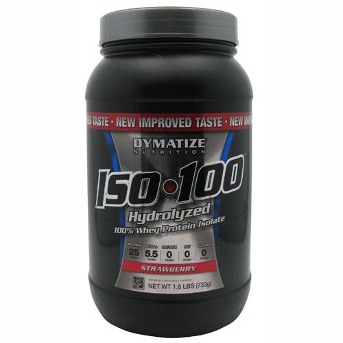 Dymatize Dymatize Iso-100, Strawberry, 1.6 lb
