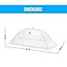 PicniKing Picnic Food Covers for Outside Food Tents/Food Covers for Outdoors Mesh Screen Outdoor Food Covers to Keep Bugs Away Mesh Food Covers for Outdoors Food Nets for Outdoor (1 Pack (1XL))