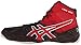Asics Men's Cael V6.0 Wrestling Shoe,Charcoal/Fire Red/Silver,9 M US