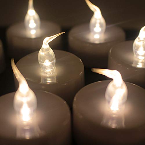Topstone LED Tea Light,Flameless Flickering Tealight with Remote