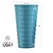 Splash 20-ounce Unbreakable Plastic Tumblers | set of 12 Teal