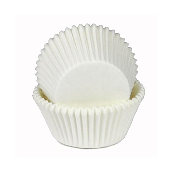 Chef Craft Classic Parchment Paper Cupcake Liners, 50 count, White