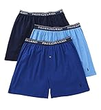 Classic Cotton Knit Boxer 3-Pack X-Large Assorted Blue