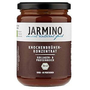 JARMINO Bone Broth Concentrate Organic | Pasture Beef | 44 porties bouillon | Bone bouillon met organisch collageen…