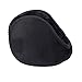 Ear Warmers Men Women Solid Soft Plush Winter Earmuff (Plush Black)