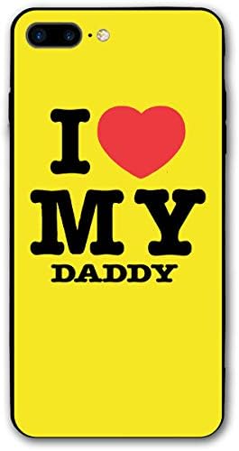 customgogo for iPhone 7 Plus Case, for iPhone 8 Plus Case, I Love My Daddy Ultra Thin Mobile Phone Cover Case Shell Shockproof Full-Body Protective Case Cover for iPhone 7 Plus /8 Plus 5.5"