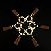 BESTOMZ 6PCS Wine Bottle Light 40 inch Starry Light for Wedding and Party (Warm White)