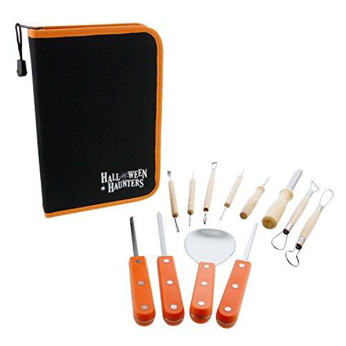 Halloween Haunters Ultimate 14 Piece Professional Pumpkin Carving Tool