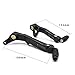 FXCNC Racing Motorcycle Brake Clutch Gear Shift Pedal Levers Fit For Ducati Monster 821 1200,Monster 821 Stripe 2015