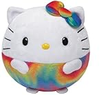 Ty Beanie Ballz Hello Kitty Rainbow Plush