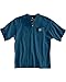 Carhartt Men's Workwear Pocket Henley Shirt, Stream Blue, X-Large/Tall
