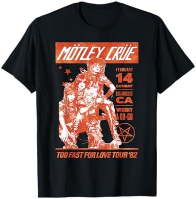 Amazon.com: Mötley Crüe – Too Fast Motorcycle Shift On Pink T