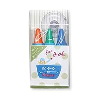 Bath Tub Coloring Crayons - Pack of 3 - Orange, Green Blue