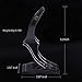Clear Acrylic Display Stand Holder Transparent Plastic Support Base for 24K Gold Plated Rose Flower(Only Stand)