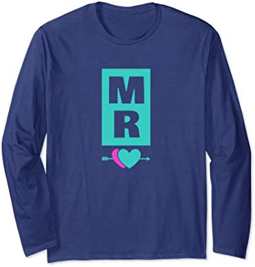 Unisex Mr Shirt Lover Mr. Mrs. Matching Husband Wife Cute Gifts Medium Navy